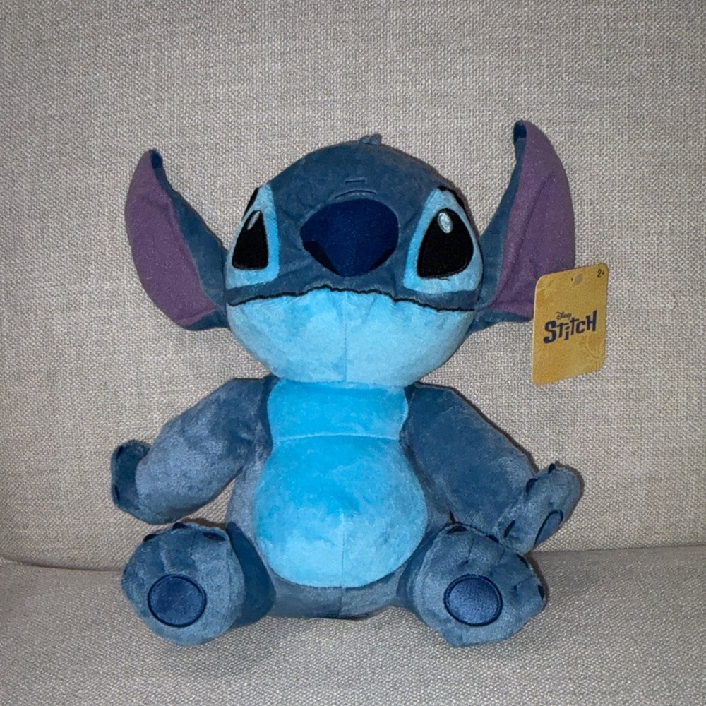 Disney Stitch Plush Toy in Blue and Purple